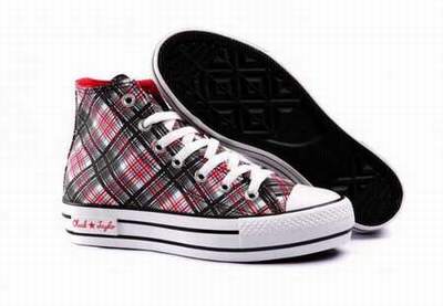 converse noir montante